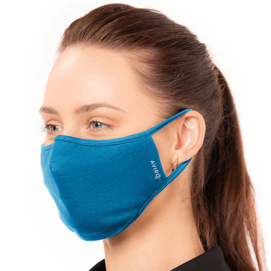 Aviro gjenbrukbar munnbind i kongeblå med dame modell.