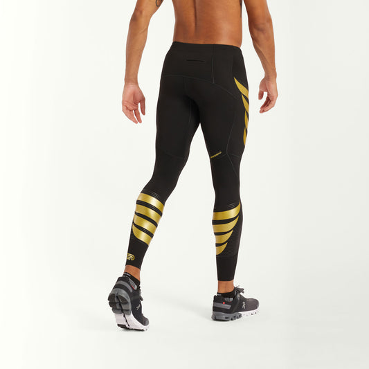 PRESSIO Power Tights - Svart/Gull