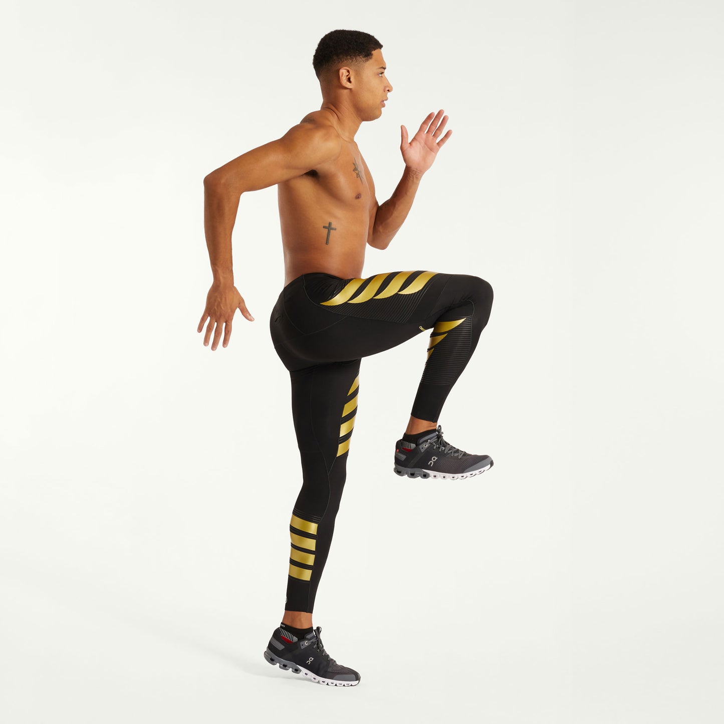 PRESSIO Power Tights - Svart/Gull