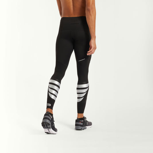 PRESSIO Power Tights - Herre - Svart/Sølv