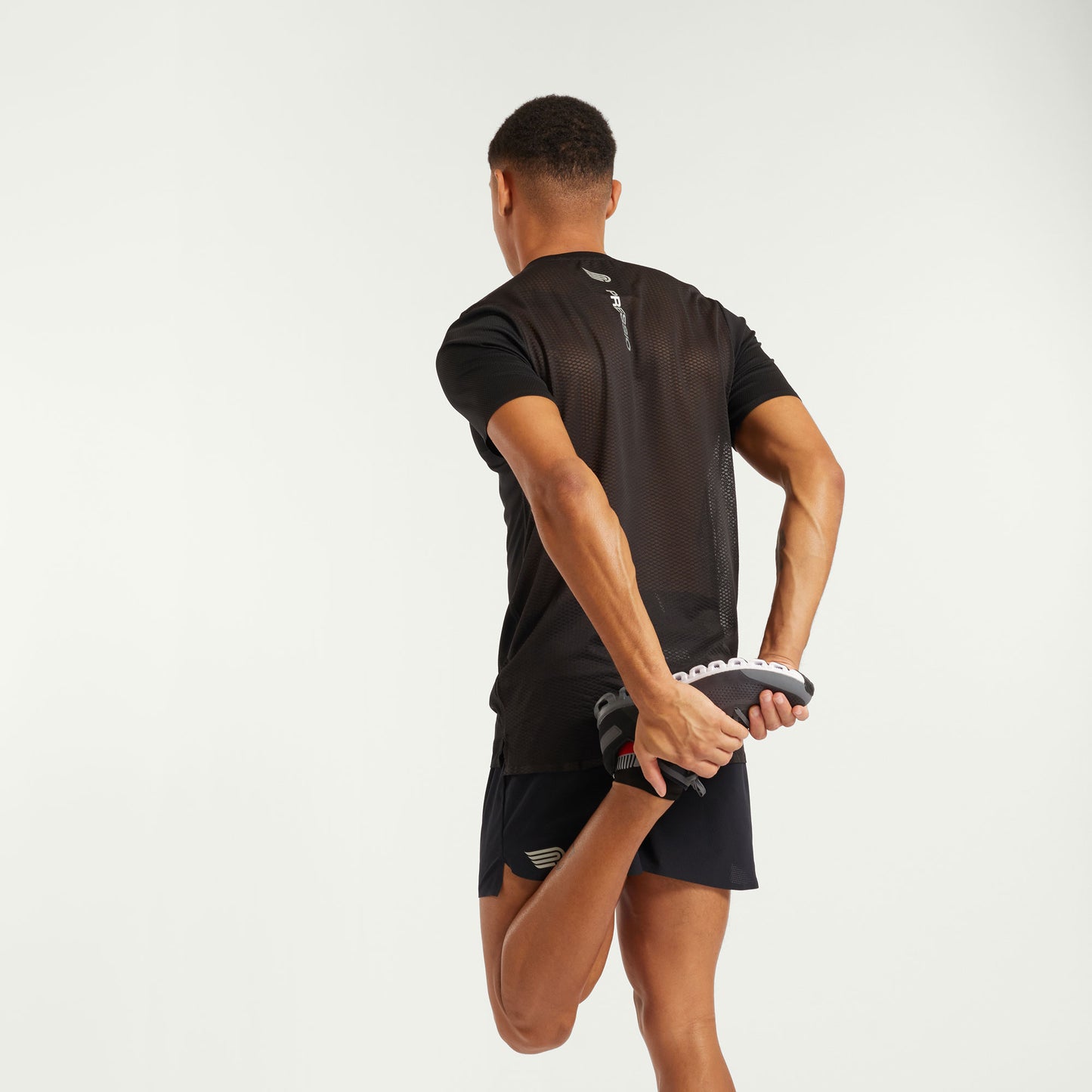 PRESSIO Run Elite Kortermet T-skjorte - Herre - Svart