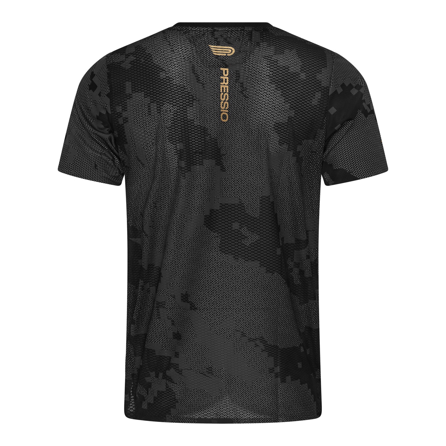 PRESSIO Run Elite Kortermet T-skjorte - Herre - Svart Camo