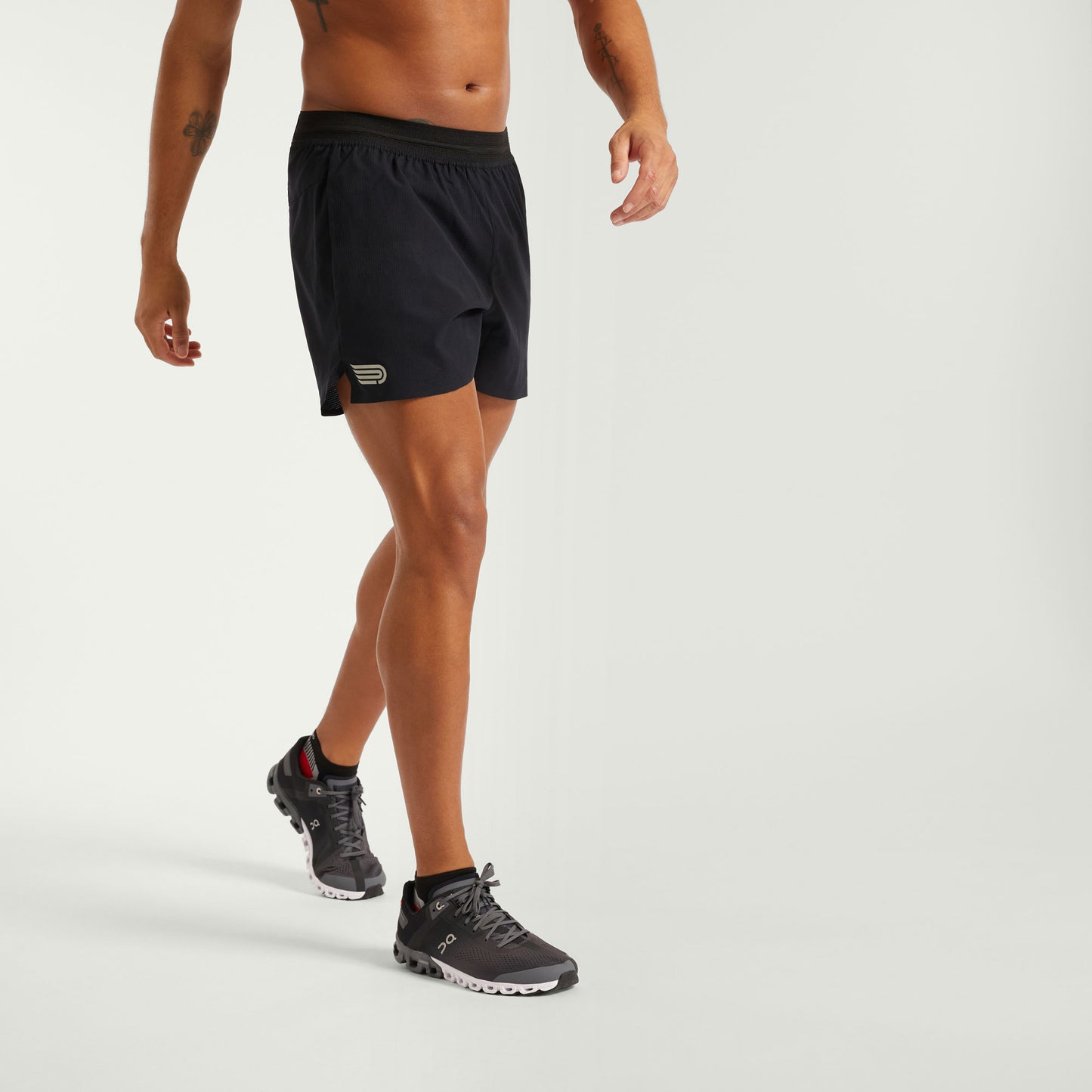 PRESSIO Run Elite 4.5" Short - Herre - Svart