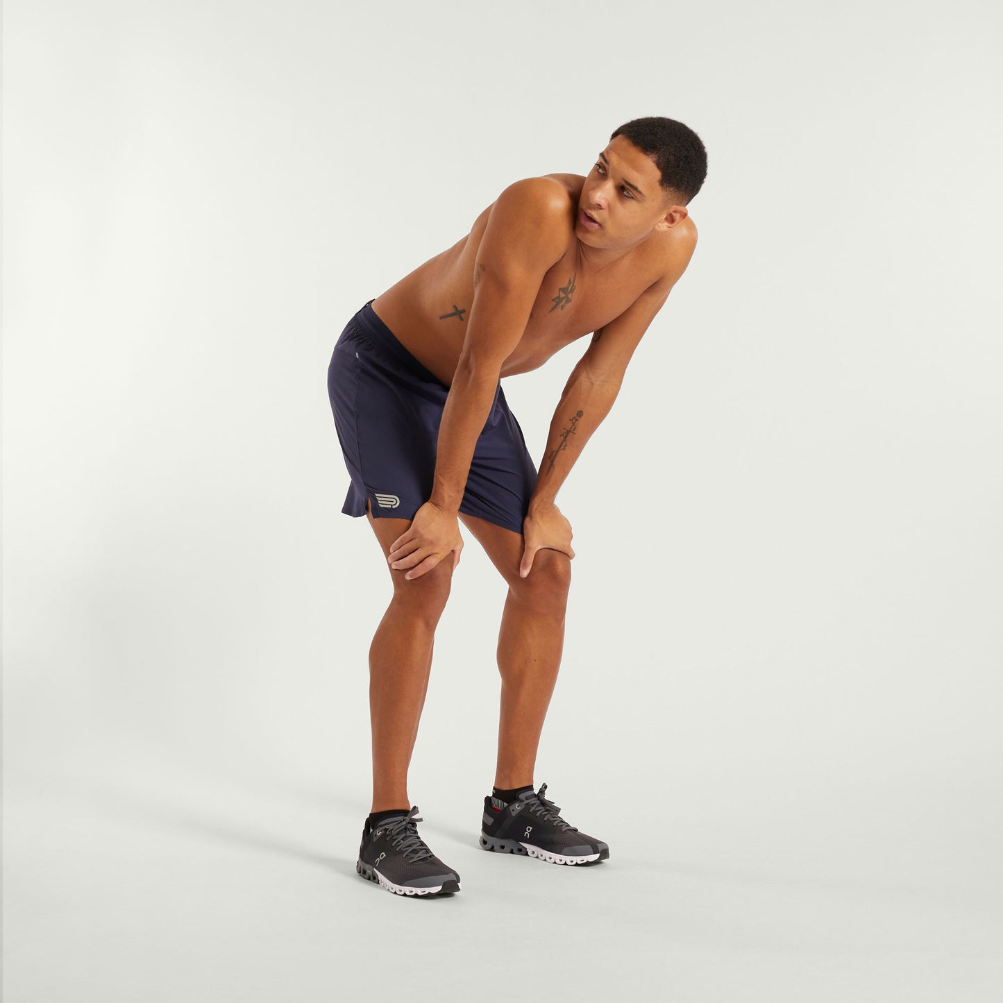 PRESSIO Run Elite 4.5" Short - Herre - Marineblå