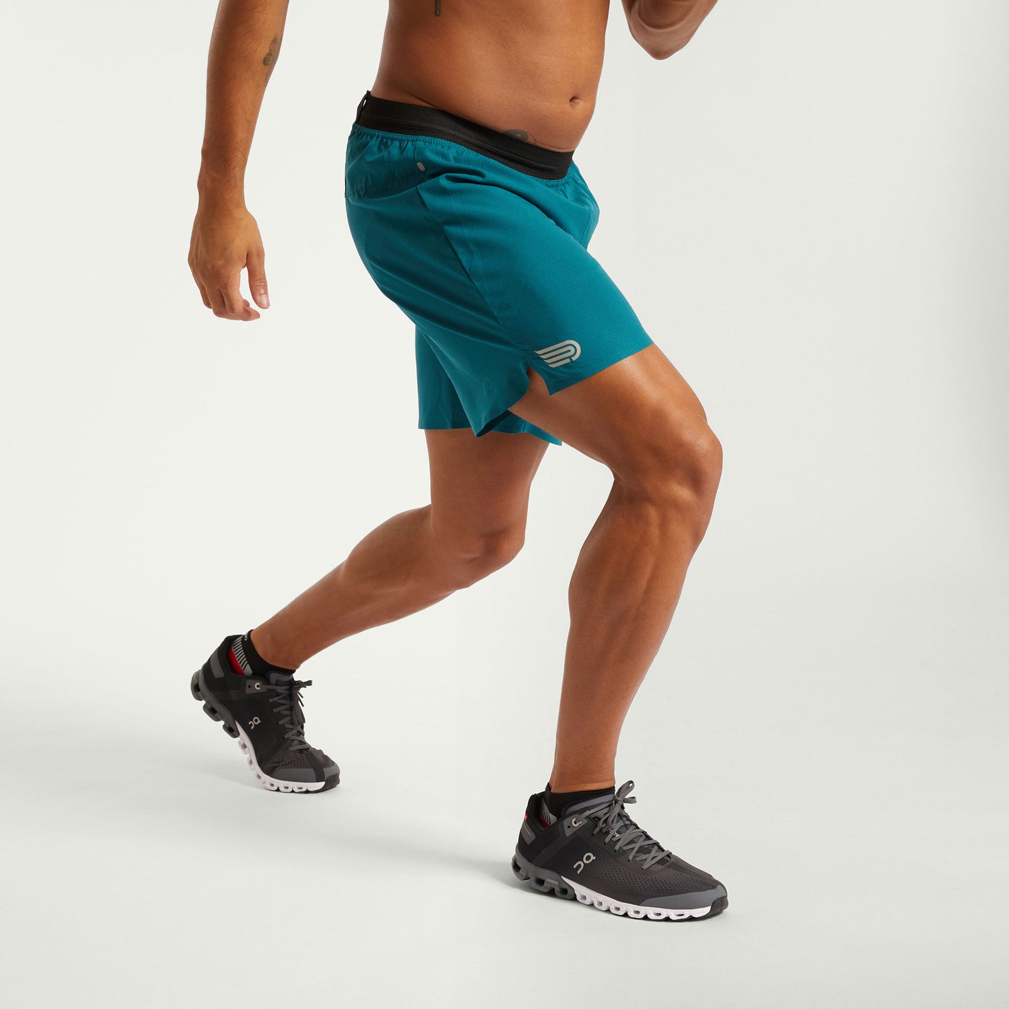 PRESSIO Run Elite 6.5" Short - Herre - Grangrønn