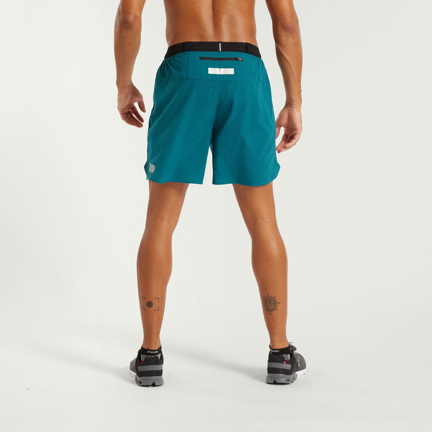 PRESSIO Run Elite 6.5" Short - Herre - Grangrønn