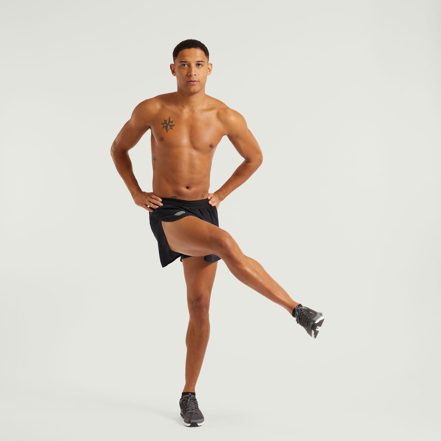 PRESSIO Run Elite 3" Short - Herre - Svart