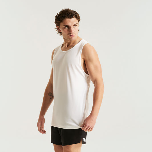 PRESSIO Sustain Singlet - Herre - Hvit