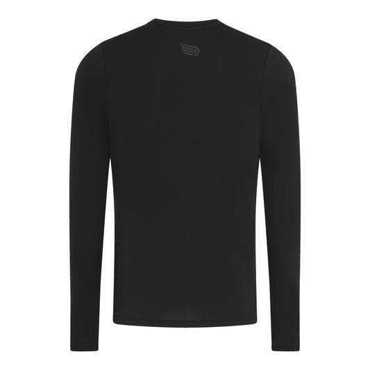 PRESSIO Sustain Langermet T-skjorte - Herre - Svart