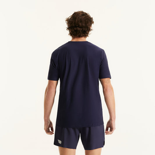 PRESSIO Recon Kortermet T-skjorte - Herre - Marineblå