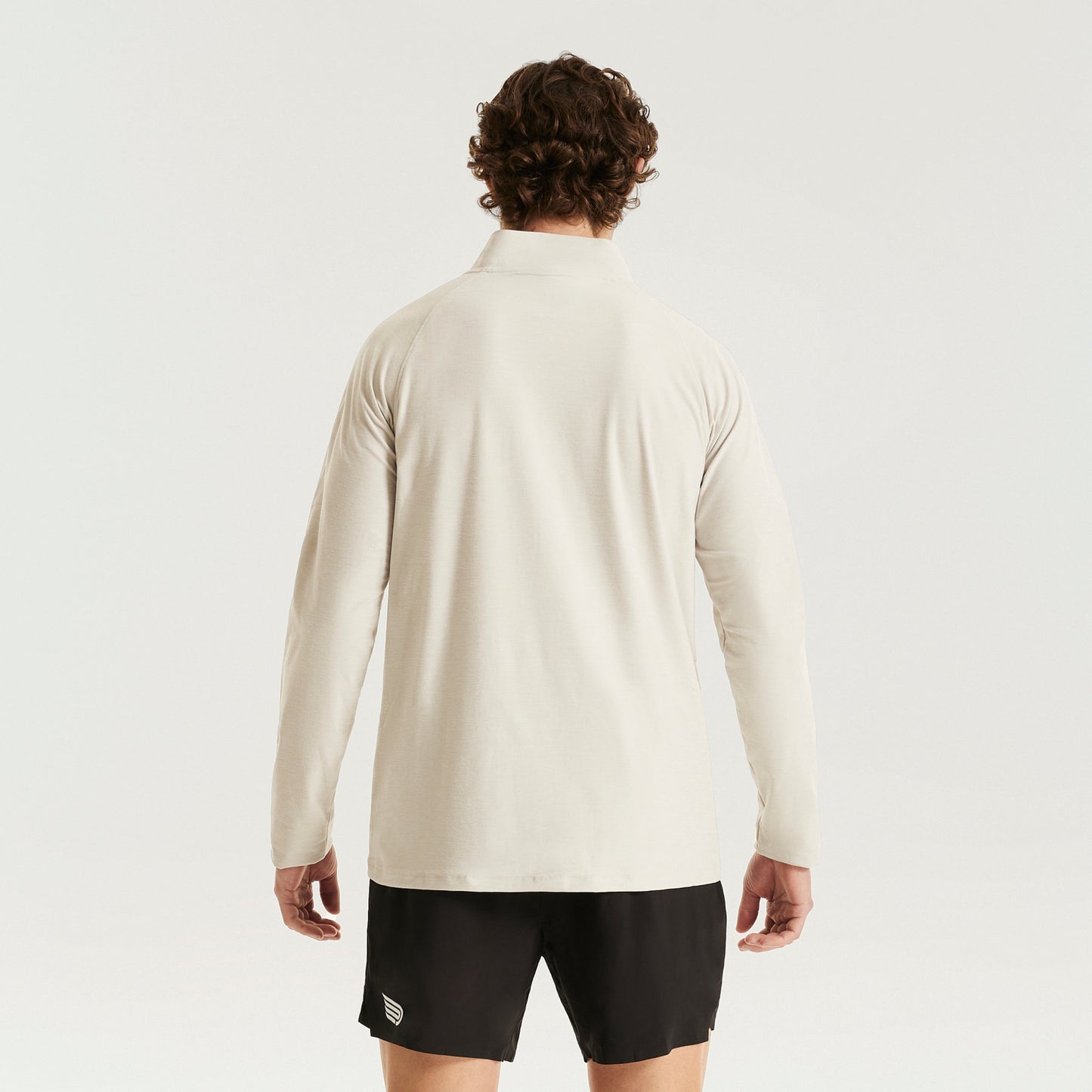 Pressio Recon 1/4 Zip - Herre - Lysegrå