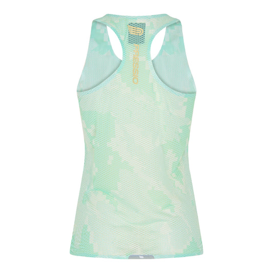 PRESSIO Run Elite Singlet - Dame - Mint Camo