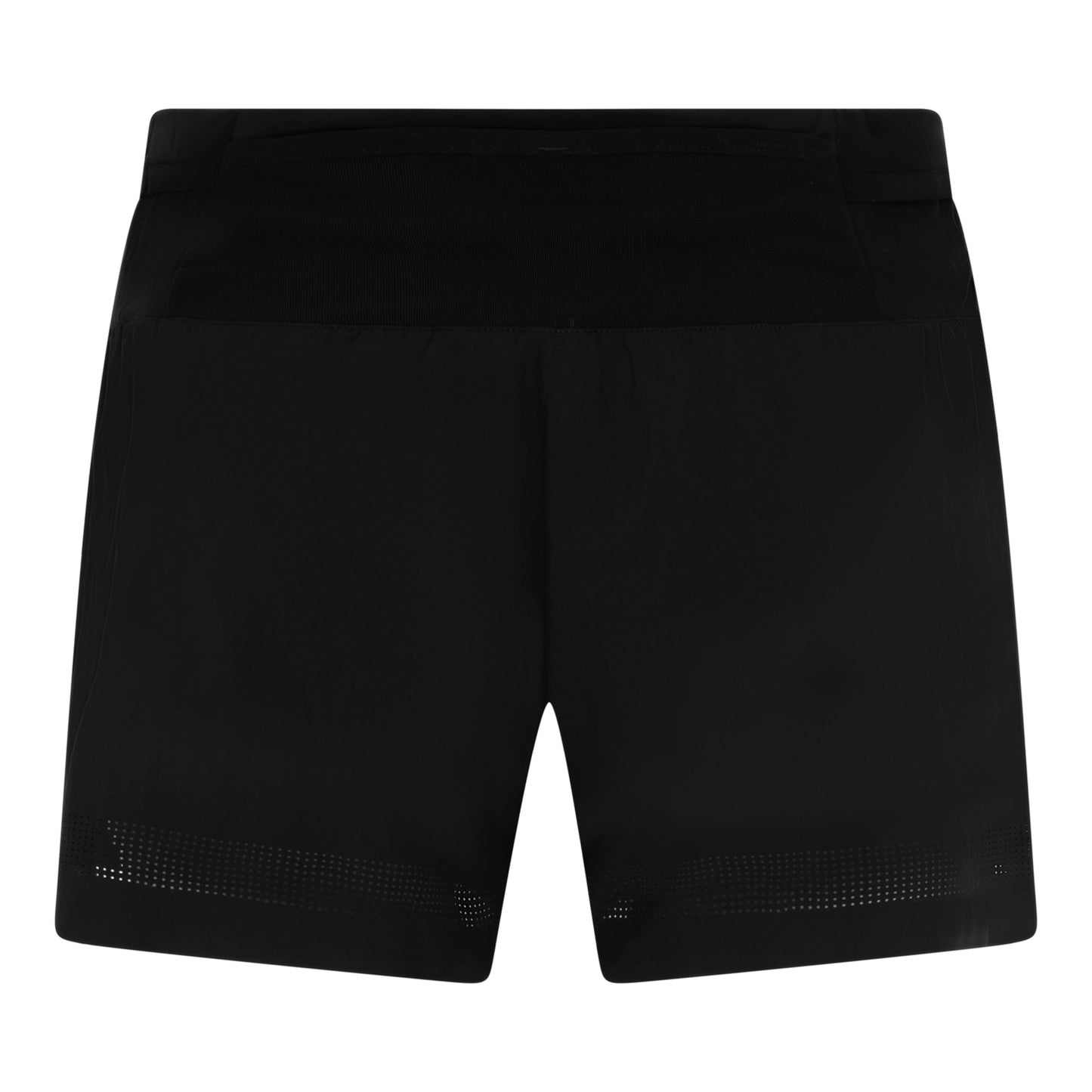 Pressio Sherpa shorts til dame i svart. Bilde av bakside.