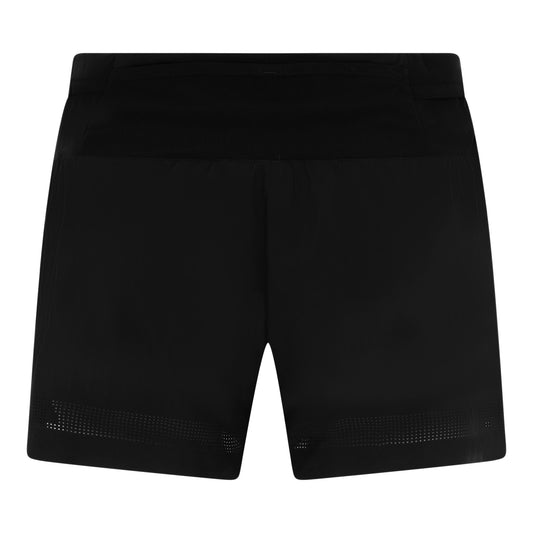 Pressio Sherpa shorts til dame i svart. Bilde av bakside.