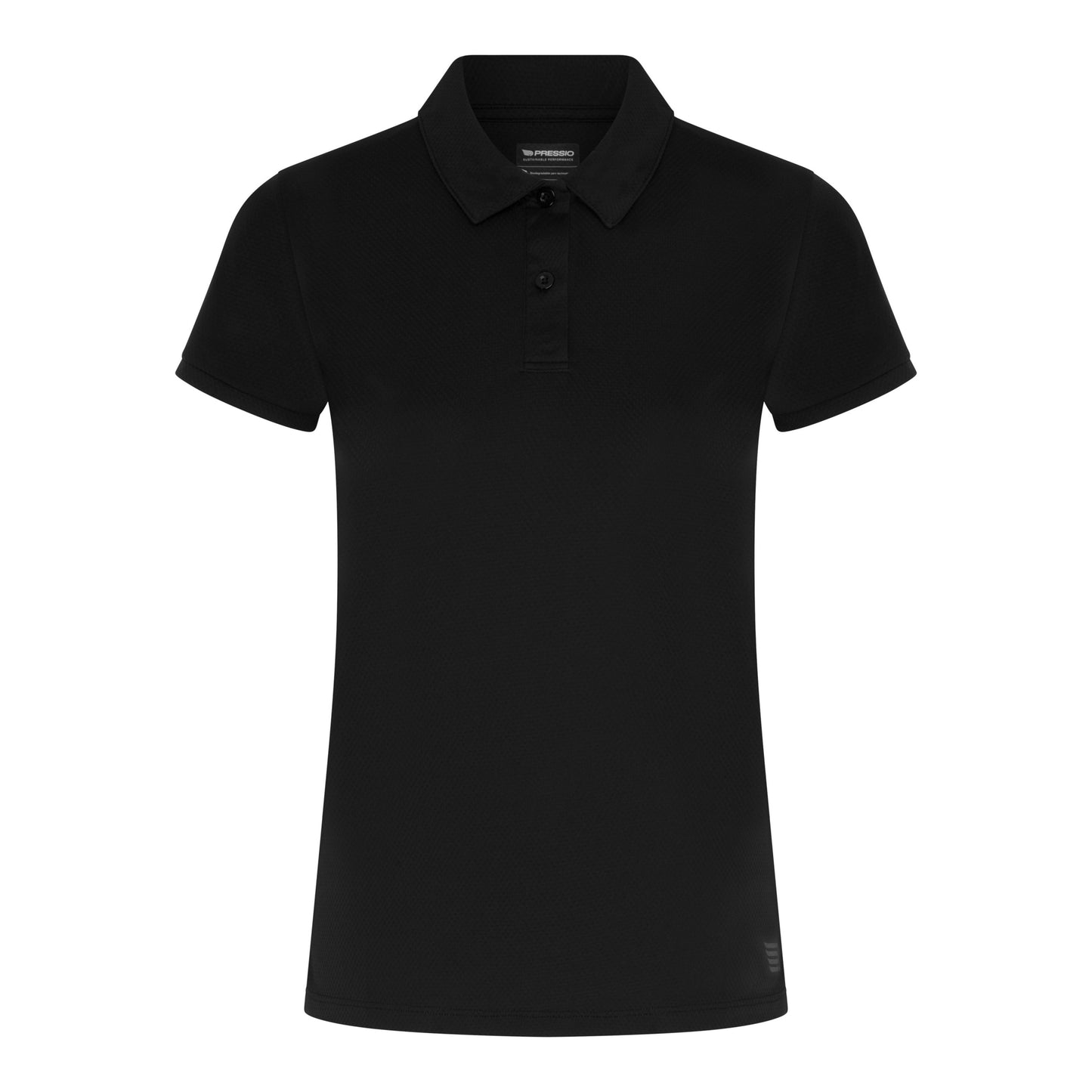 PRESSIO Sustain Polo - Dame - Svart