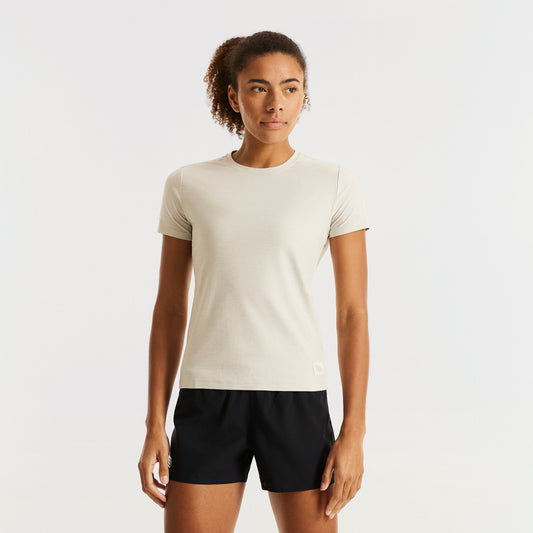 PRESSIO Recon Kortermet T-skjorte - Dame - Lysegrå