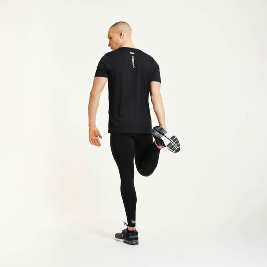 PRESSIO Hāpai Kortermet T-skjorte - Herre - Svart