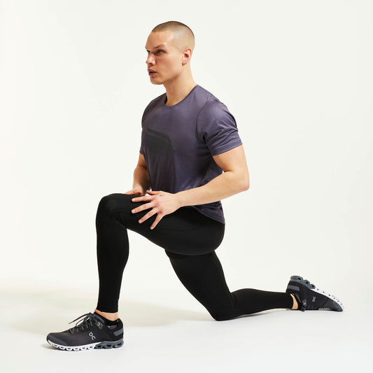 PRESSIO Hāpai Kortermet T-skjorte - Herre - Mørkegrå