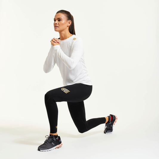 PRESSIO BIO Langermet T-skjorte - Dame - Hvit