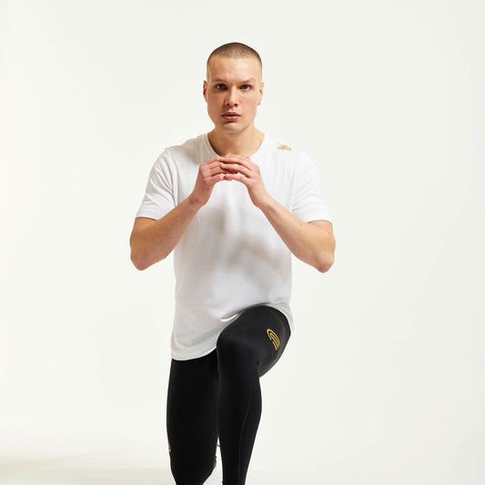 PRESSIO BIO Kortermet T-skjorte - Herre - Hvit