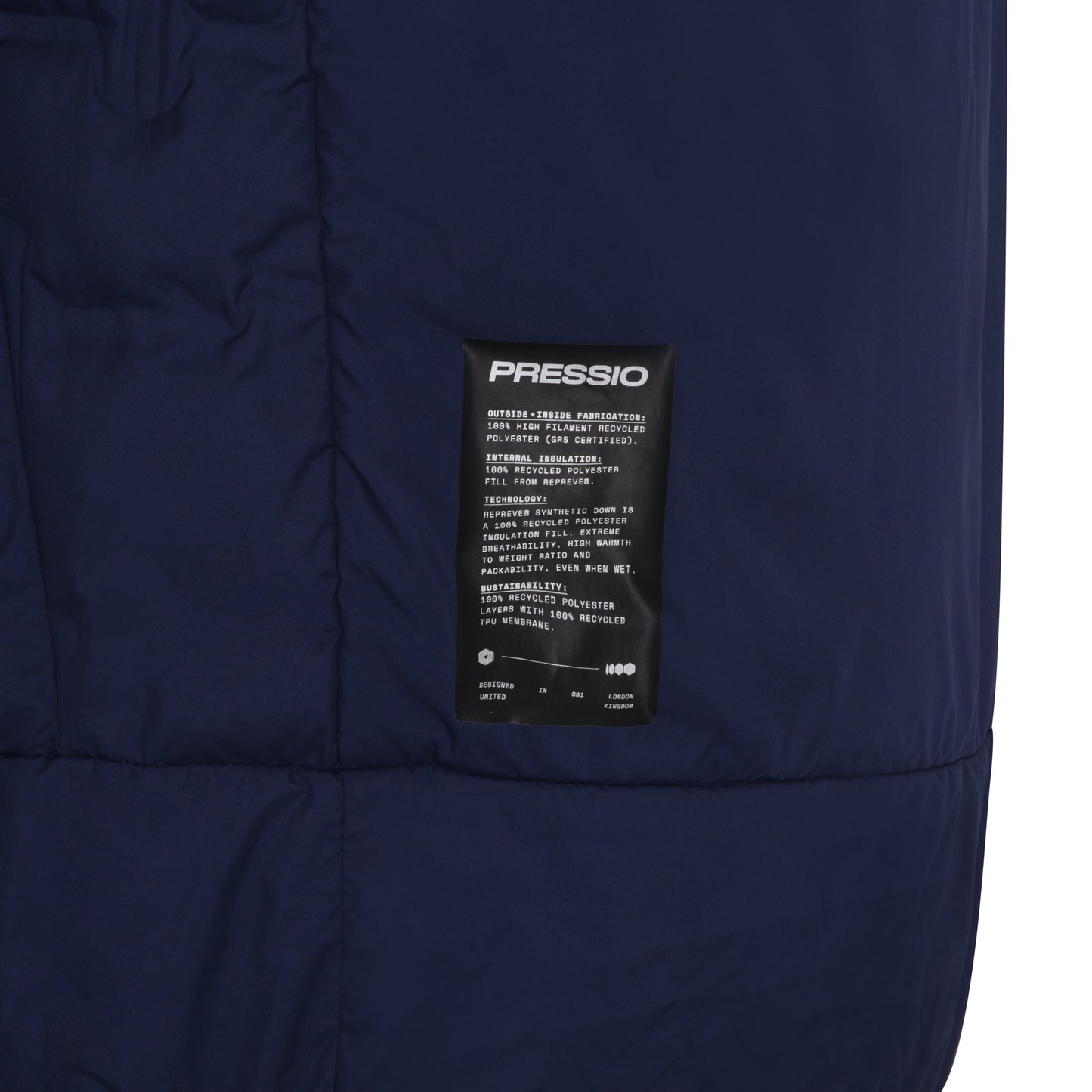 PRESSIO Renew Insulation Jakke - Herre - Marineblå