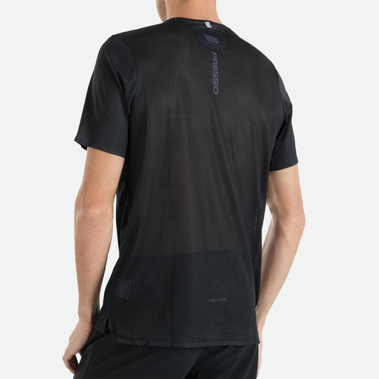 PRESSIO Ārahi Kortermet T-skjorte - Herre - Svart