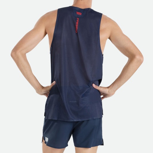 PRESSIO Ārahi Singlet - Herre - Marineblå