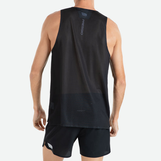 PRESSIO Ārahi Singlet - Herre - Svart