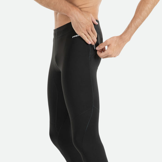 PRESSIO Løpetights - Herre - Svart