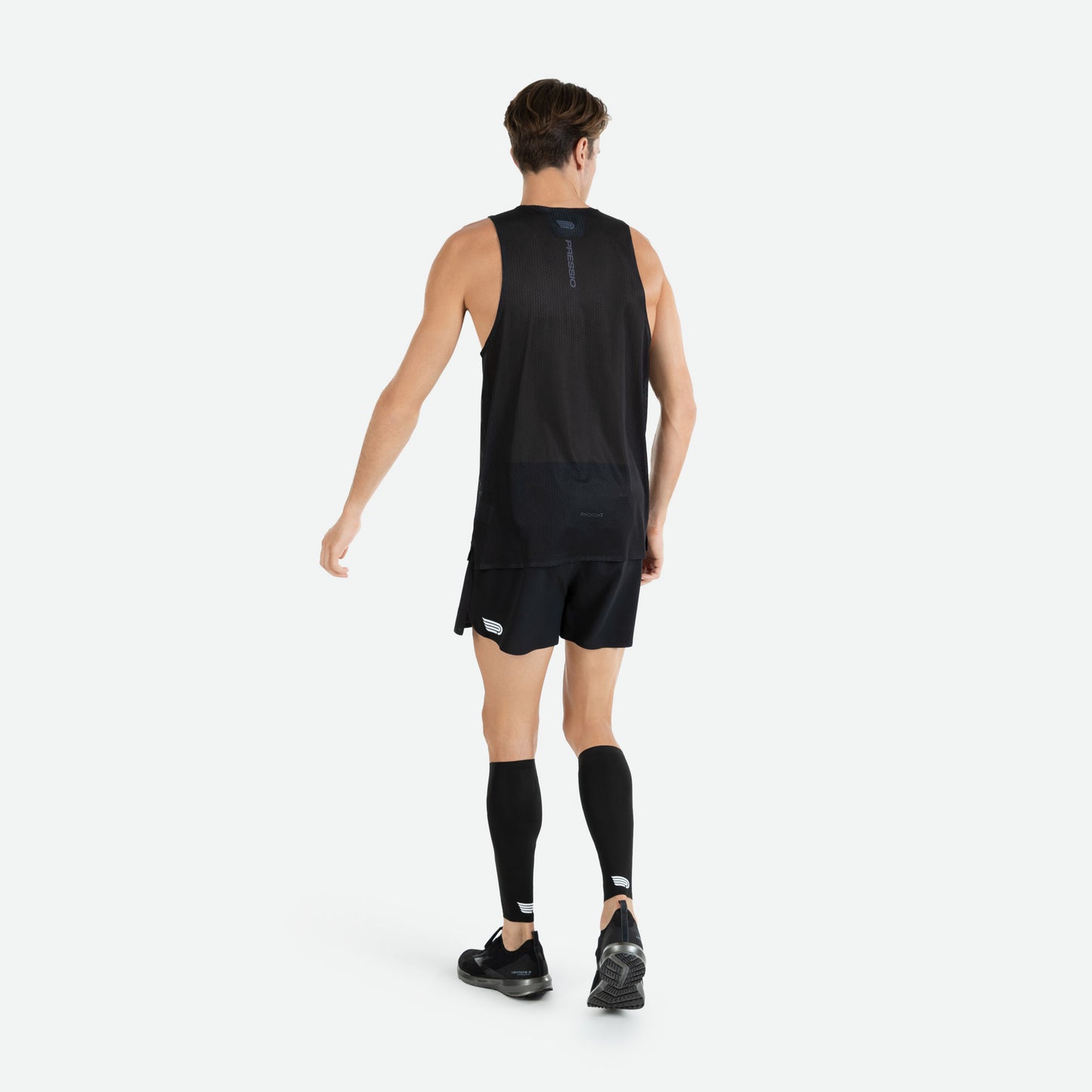 PRESSIO Ārahi Singlet - Herre - Svart