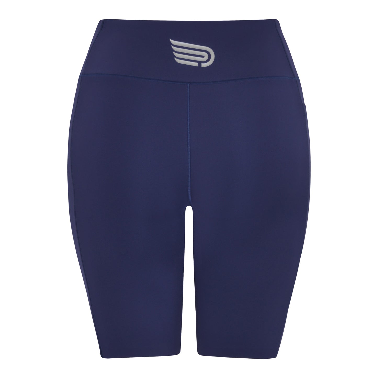 Pressio RE kort tights for dame i fargen marineblå. Mid-rise. Bilde tatt bakfra.