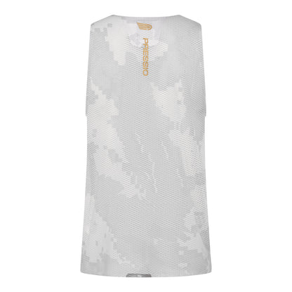 PRESSIO Run Elite Singlet - Herre - Hvit Camo