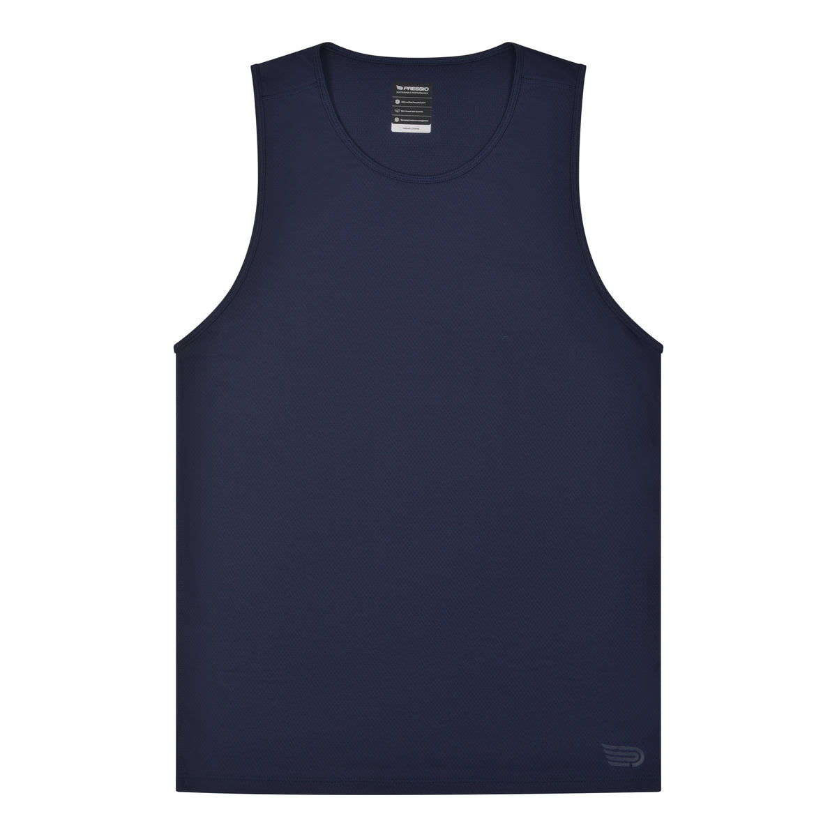 Pressio Sustain Singlet - Herre - Marine Blå