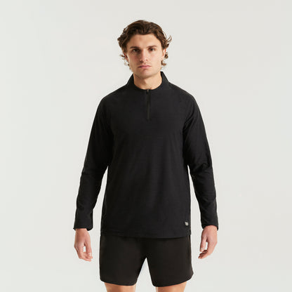 Pressio Recon 1/4 Zip - Herre - Svart
