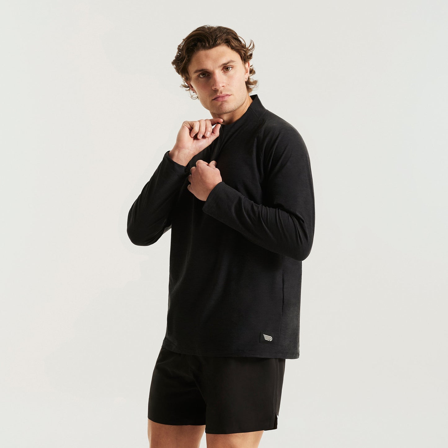 Pressio Recon 1/4 Zip - Herre - Svart
