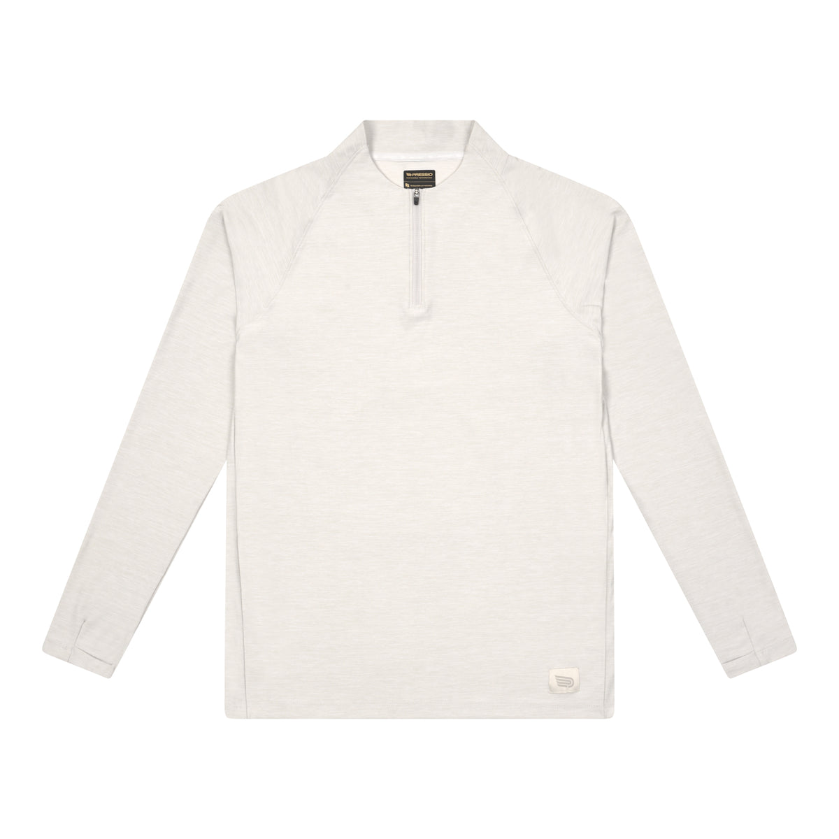 Pressio Recon 1/4 Zip - Herre - Lyse Grå