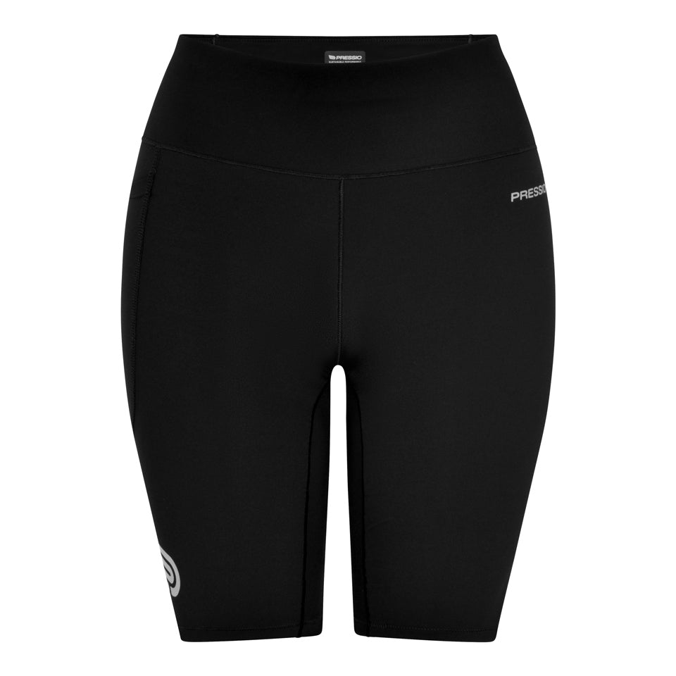 PRESSIO EQ Kort Tights - Mid Rise - Dame - Svart