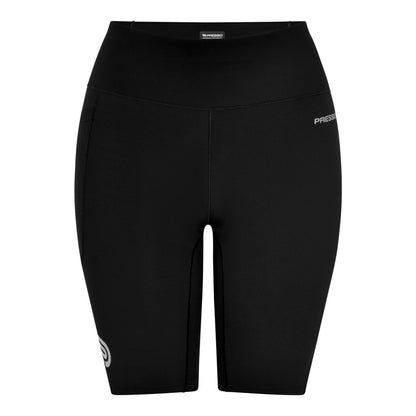 PRESSIO EQ Kort Tights - Mid Rise - Dame - Svart