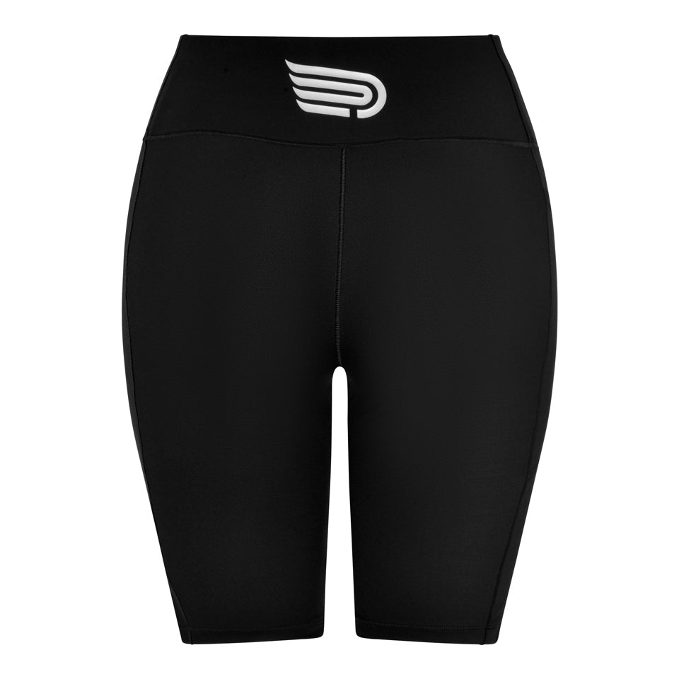 PRESSIO EQ Kort Tights - Mid Rise - Dame - Svart