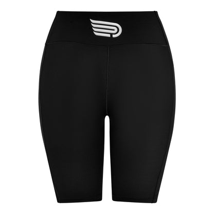 PRESSIO EQ Kort Tights - Mid Rise - Dame - Svart