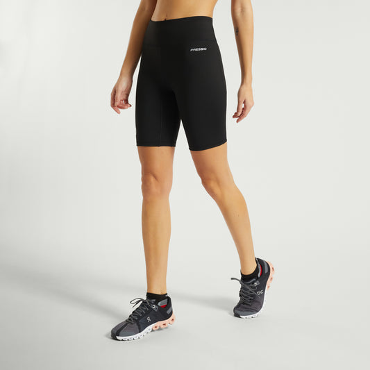 PRESSIO EQ Kort Tights - Mid Rise - Dame - Svart