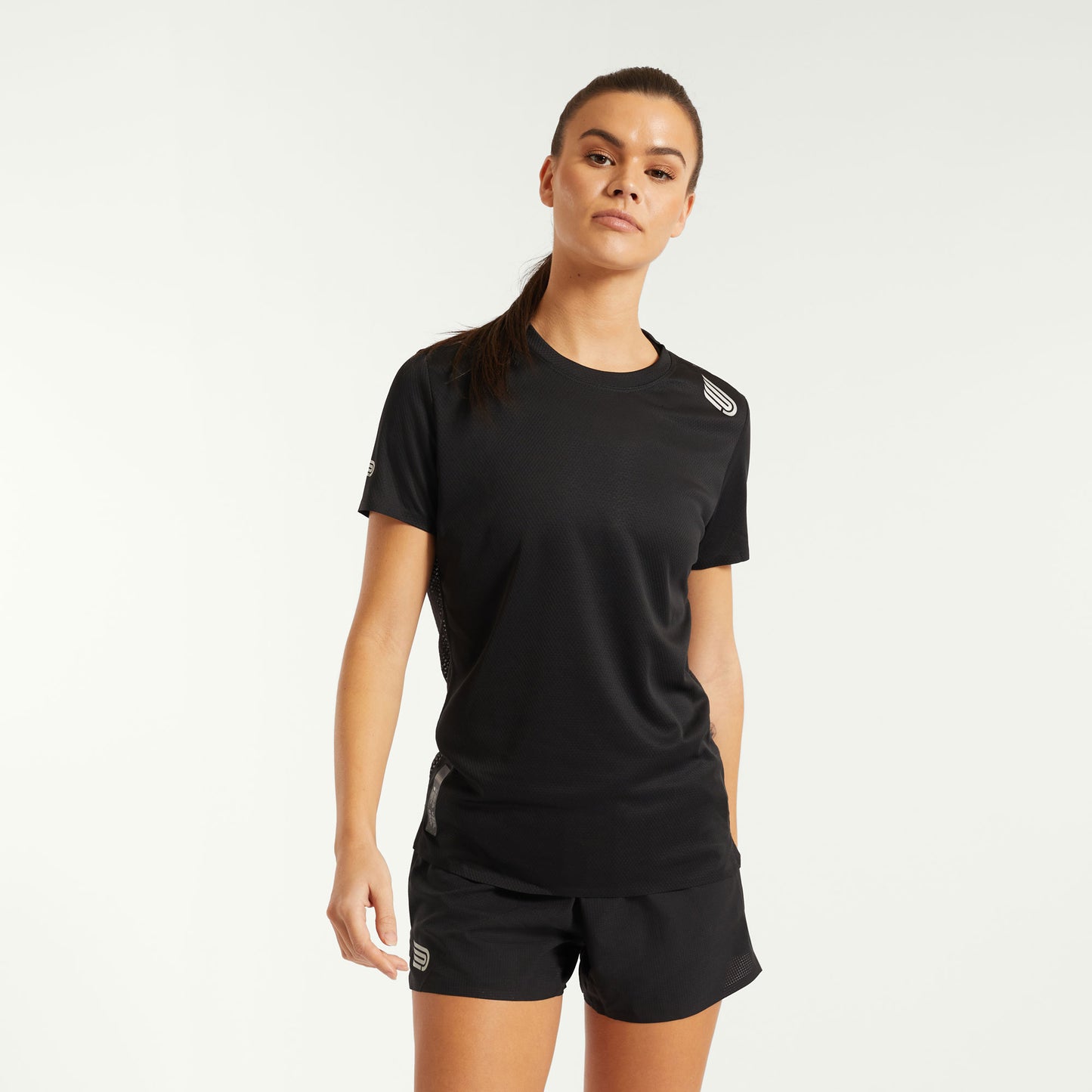 PRESSIO Run Elite Kortermet T-skjorte - Dame - Svart