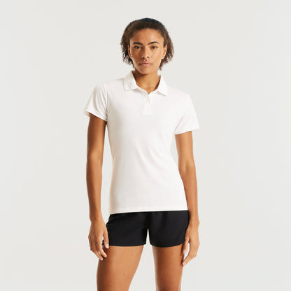 PRESSIO Sustain Polo - Dame - Hvit
