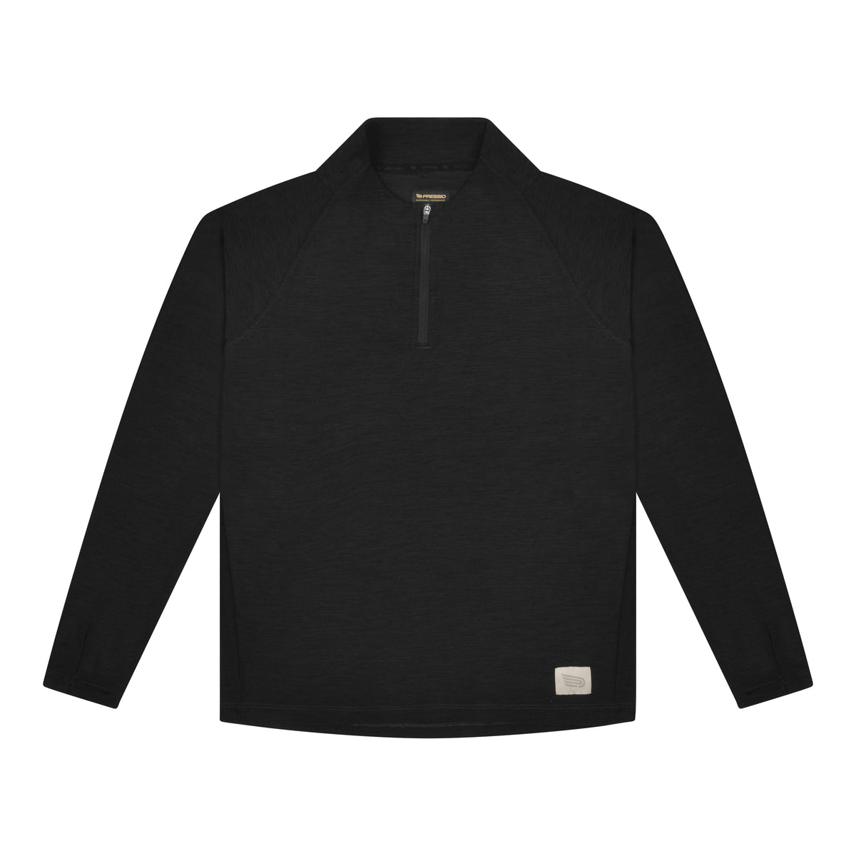 Pressio Recon 1/4 Zip - Dame - Svart