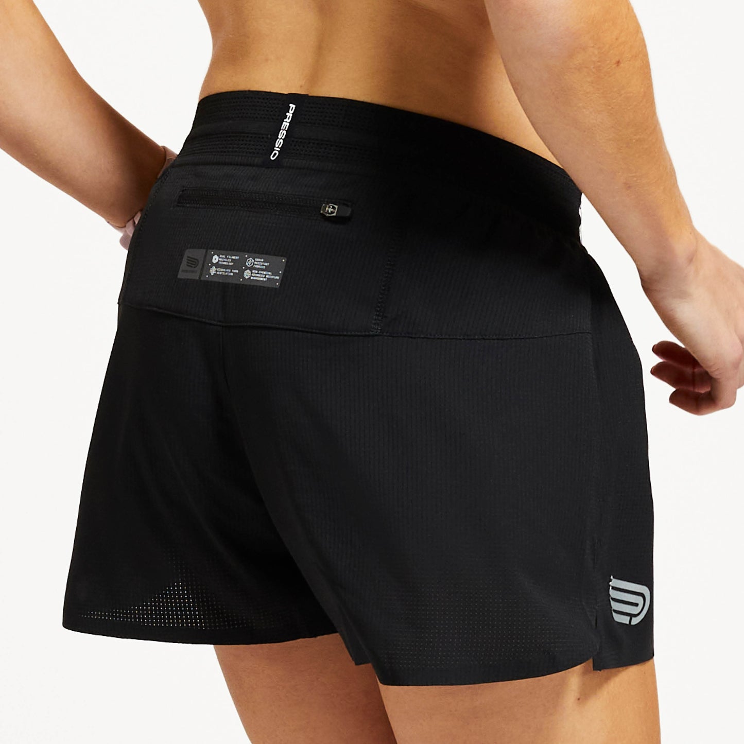 PRESSIO Ārahi 3" Shorts - Dame - Svart