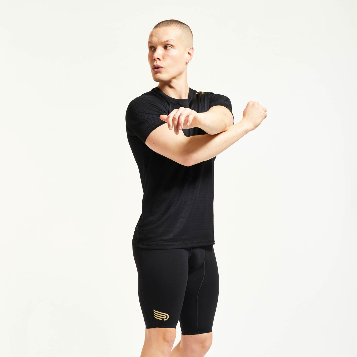 PRESSIO BIO Kort Tights - Herre - Svart