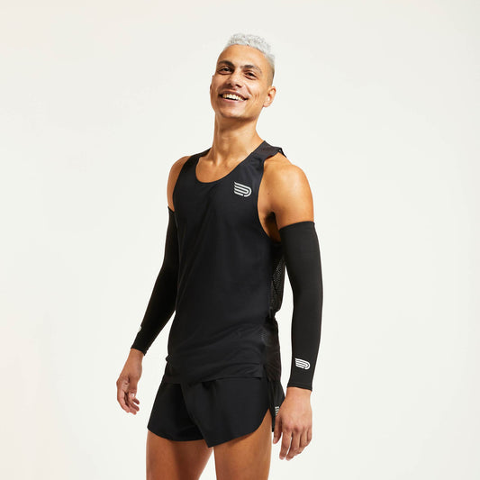 PRESSIO Ārahi Singlet - Herre - Svart