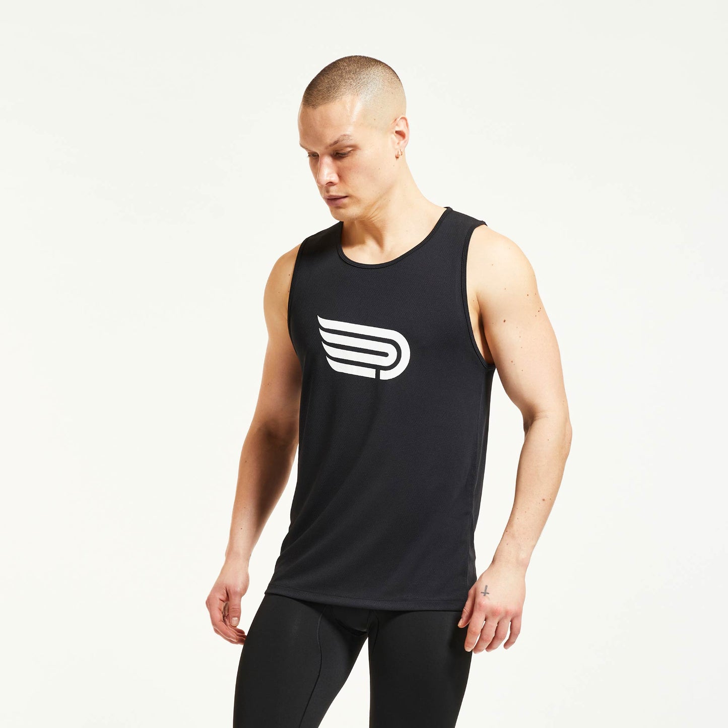 PRESSIO Hāpai Singlet - Herre - Svart