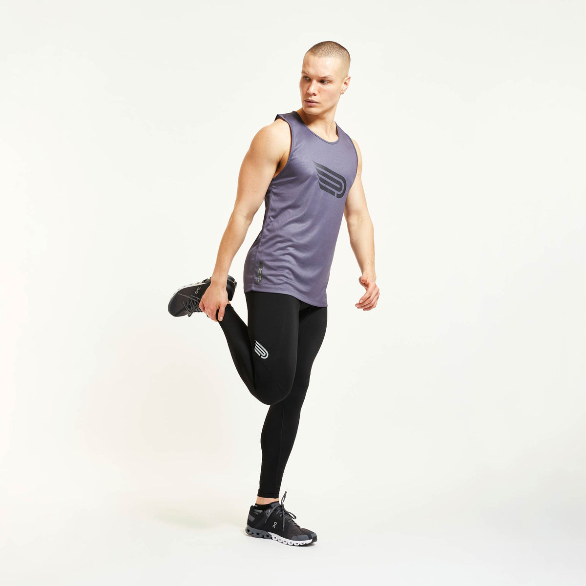 PRESSIO Hāpai Singlet - Mørke grå