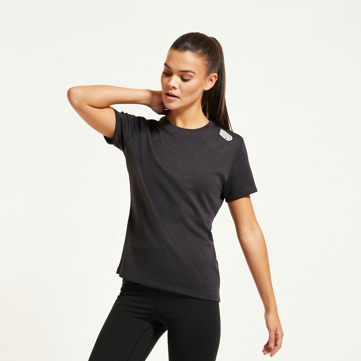 PRESSIO Core Short Sleeve Top - Svart